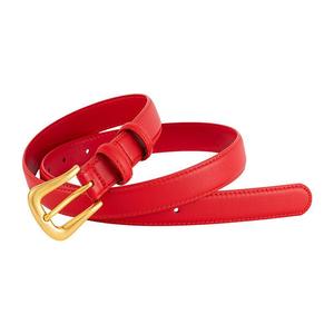 Nouvelle mode ceinture de robe féminine réversible longueur personnalisée en laiton massif simple broche large décorative en cuir de vache véritable - Product Image 2