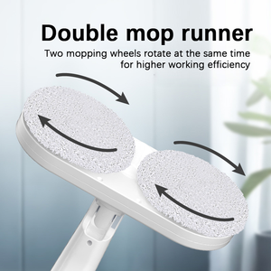 Wireless Electric Smart Mop Automatic Rotation Cleaning Double Head Tray Thickened Mop Dry and Wet Dual Use <strong>Mopping</strong> <strong>Machine</strong> - Product Image 5