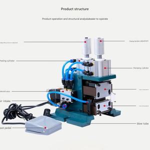 เครื่องปอกสายไฟขนาดเล็กแบบลมและไฟฟ้า 3F สำหรับสายไฟขนาดเล็ก รุ่น Hot Peeling Twisting Wire Machine - Product Image 3