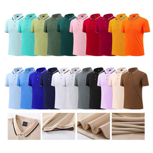 เสื้อโปโลสำหรับผู้ชา<span class=keywords><strong>ย</strong></span>เสื้อโปโลสีล้วนพิมพ์ลา<span class=keywords><strong>ย</strong></span>ปักลาย - Product Image 2