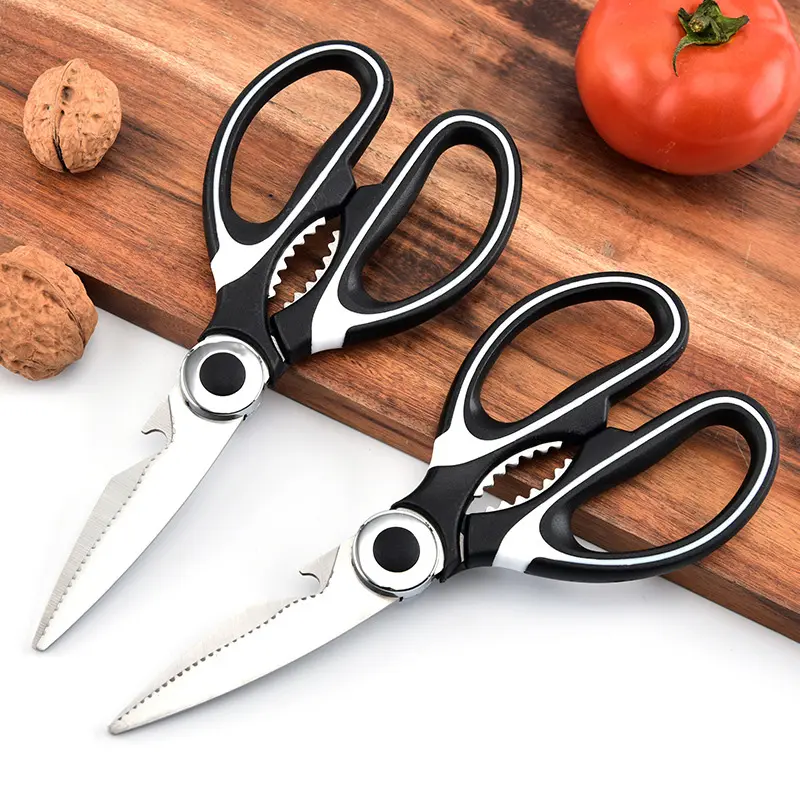 Professional Stainless Steel Kitchen Scissors Multi-function scissors wholesale Amazon Kitchen Scissors