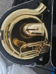 Vente en gros/OEM/<span class=keywords><strong>Prix</strong></span> d'usine Sousaphone en laiton All-Brass Band Drum Horn <span class=keywords><strong>Tuba</strong></span> Subwoofer pour <span class=keywords><strong>instrument</strong></span> de basse pour l'équipe - Product Image 4
