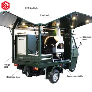 Meilleur camion de restauration rapide chariot de restauration fourgon camion de traiteur pizza camion de restauration mobile à vendre