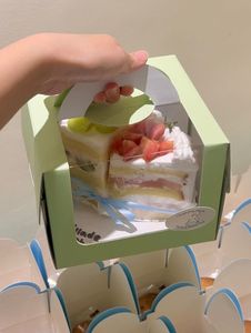 Boîte à gâteau en carton ondulé biodégradable et recyclable de haute qualité, livraison rapide, boîte à lunch, boîte à café, boîte artisanale - Product Image 4