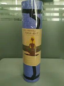 Gimnasia Mat de Yoga con correa personalizado Pilates Eco amigable antideslizante alfombra de Eva para Yoga