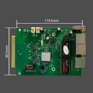 เราเตอร์ใหม่ 5 กิกะบิต 1000Mbps รุ่น MTK7621DA 1Wan 4LAN รองรับ OpenWRT 4 LAN ช่องเสียบแบบ Golden Finger 1 WAN RJ45 พร้อมไฟ LED - Product Image 4