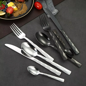 Luxury Cutlery Diamond Handle Design Stainless Steel Knife <b>Fork</b> Spoon Cutlery Set for Wedding - Product Image 6