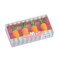 Gomme à effacer créative en forme de dessin animé, dessert simulé, burger, pour écoliers, fournitures scolaires, prix, cadeau de maternelle
