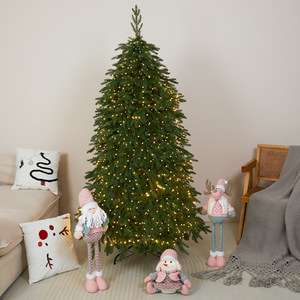 <span class=keywords><strong>Sapin</strong></span> de Noël artificiel <span class=keywords><strong>Balsam</strong></span> <span class=keywords><strong>Hill</strong></span> de 7,5 pieds, épicéa bleu classique pré-éclairé, 1000 lumières incandescentes claires, technologie de branchement facile - Product Image 3