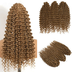 ผม<span class=keywords><strong>ถัก</strong></span>เปียสังเคราะห์แบบทนความร้อน คุณภาพพรีเมียม แบบลอนลึก สีออมเบรบลอนด์ สำหรับ<span class=keywords><strong>ถัก</strong></span>โครเชต์ ขายส่ง - Product Image 3