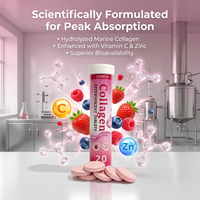 Complément Alimentaire Quotidien à Marque Blanche : Comprimés Effervescents de Collagène Peptides pour la Beauté et le Blanchiment