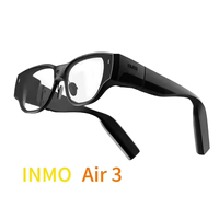 Lunettes intelligentes INMO Air3 AR autonomes avec écran à guide d'ondes couleur 1080P, Android 14, pour films, travail et création de contenu