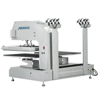 Presse à chaud pneumatique double station Microtec TITAN XP-24P 16x24 pouces avec alignement laser pour impression DTF par sublimation