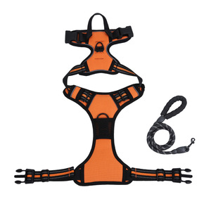 Chất Lượng Cao Nhiệm Vụ Nặng Nề Có Thể Điều Chỉnh Nổ Bằng Chứng Phản Quang Thoáng Khí Không Có Kéo Sang Trọng Nylon Oxford Pet Dog Khai Thác Vest - Product Image 2