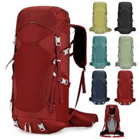 Sac à dos de randonnée en plein air grande capacité 30+5L multifonctionnel pour la randonnée, le camping et les sports décontractés avec housse de pluie