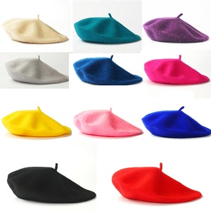 Boina de pintor Vintage personalizada para <span class=keywords><strong>mujer</strong></span>, gorros lisos cálidos para invierno, sombreros cegadores Peaky para la cabeza, boina para <span class=keywords><strong>mujer</strong></span> - Product Image 1
