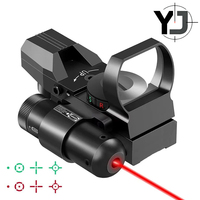 Accessoires de chasse universels HD101+ - Mire laser rouge et verte - Alliage optique résistant aux chocs - Étanche - Durable - 85*52MM - 1x Haute précision