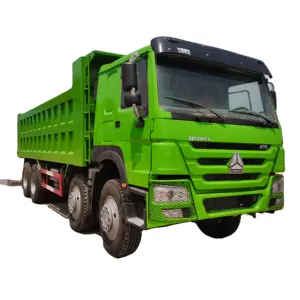 8x4 Sinotruk Howo 트럭 가격 덤퍼 트럭 사용 디젤 375hp 12 휠 덤프 트럭 판매