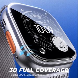 Protection d'écran auto-réparatrice 24H pour Apple Watch Ultra 4, emballage personnalisé, film TPU transparent 49 mm, ultra-fin, anti-traces de doigts - Product Image 3