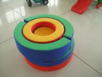 Vente chaude Intérieur Cuir PVC Enfants Lettre Doux Jouer Équipement De Terrain De Jeu