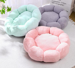Manufacturers Wholesale Cat and Dog Pad Fall and Winter Warm <b>Nest</b> Plush Round <b>Bed</b> Deep Sleep - Product Image 6