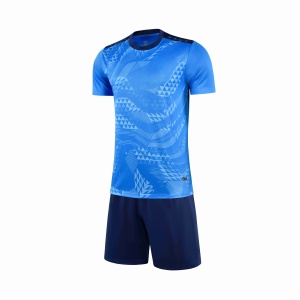 Maillot de football de haute qualité personnalisé, respirant, unisexe, à manches courtes, en polyester 100% - Product Image 2