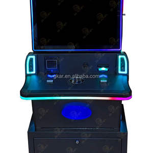 2025 dernier style vidéo incurvé Aricade Machine Skill Games métal 43 pouces armoires de jeu avec lumières colorées - Product Image 3