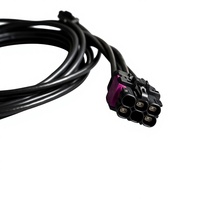 H-MTD RG174 Kabel Koaksial Seri Devica E6Z010-001 untuk Otomotif Tahan Air Bersertifikasi RoHS Kabel Terpilin Berpelindung 0.28mm