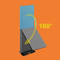 Écran d'affichage LED pliable P1.25 P1.53 P1.86 P2 P2.5, mur vidéo LED modulaire portable, affichage numérique