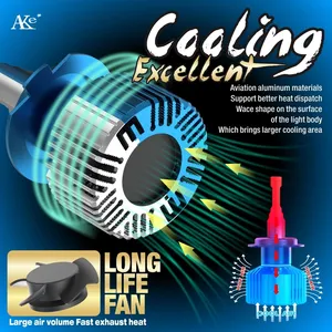 ใหม่ <span class=keywords><strong>AK</strong></span> ไฟหน้ารถ LED H1 12V 70W สว่างมาก10000 Lumens 6000K ติดตั้งได้อเนกประสงค์ดัดแปลงไฟหน้า - Product Image 3