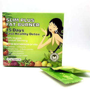 DUOZI Slim Supplement 15 Hari Mudah Tanpa Stres Detoksifikasi Sehat Penurunan Berat Badan dengan Tablet Pembakar Lemak Slim Plus - Product Image 1