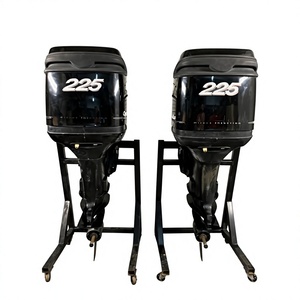 Prêt à expédier, Offre exceptionnelle, Meilleures ventes : Moteurs hors-bord d'occasion Twin 2010 225hp 225XL Optimax 25 Shaft avec équipements - Product Image 1