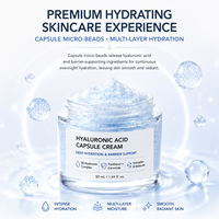 Crème Visage Hydratante Anti-Âge Repulpante Éclaircissante à l'Acide Hyaluronique, au Squalane et au Complexe de Céramides Format Voyage