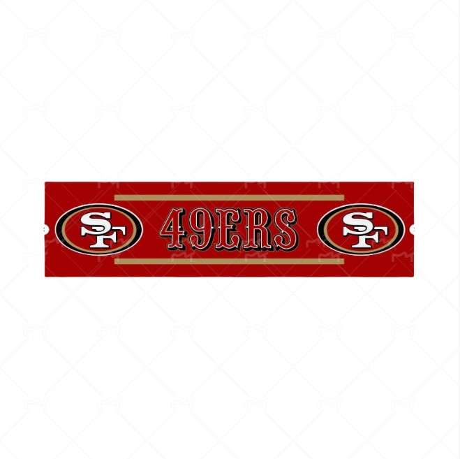 Go 49ers Balloon Banner | Superbowl Party Decor | San Francsco 49ers