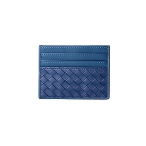 Organizador de Cartões Ultra-Fino em PU Trançado, Sem Fecho, Compacto, com Compartimento para Cartões de Crédito e ID para Homens e Mulheres - Product Image 5