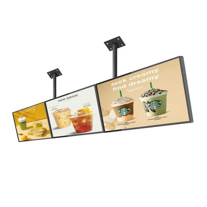43 49 55 Inch Indoor Ceiling Digital Signage Wall Mount Lcd Screen Ads ...