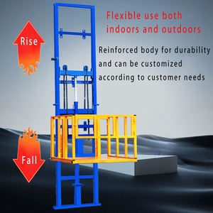 Produsen profesional Lift barang hidrolik Lift kargo Dual Guide rel kargo <span class=keywords><strong>Platform</strong></span> Lift - Product Image 3