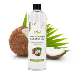 Label pribadi harga grosir pijat tekan dingin minyak kelapa VCO minyak kelapa organik alami murni untuk kecantikan