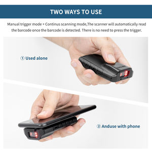 Lecteur de codes-barres Bluetooth <span class=keywords><strong>portable</strong></span> NETUM E800 haute précision et haute vitesse 2D à clip dorsal pour l'inventaire d'entrepôt et la gestion des stocks de vente au détail - Product Image 4