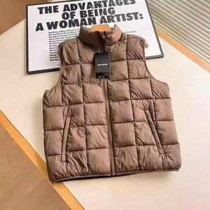 Supremo Herren Stehkragen Pufferweste Einfarbig Reißverschluss Vorne Winddicht Lässige Winter-Oberbekleidung 100% Polyester - Product Image 4
