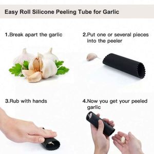 Kitchen Gadgets Premium Quality Zinc Alloy Garlic Crusher Garlic Press Manual Stainless Steel Garlic Press Tool for Cooking - Product Image 6