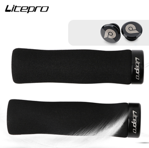 Litepro – poignée <span class=keywords><strong>de</strong></span> guidon <span class=keywords><strong>de</strong></span> <span class=keywords><strong>vtt</strong></span>, poignées <span class=keywords><strong>de</strong></span> vélo <span class=keywords><strong>de</strong></span> montagne noires et rouges, poignée <span class=keywords><strong>de</strong></span> guidon <span class=keywords><strong>de</strong></span> vélo ultralégère <span class=keywords><strong>de</strong></span> haute qualité - Product Image 2