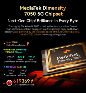 Blackview <span class=keywords><strong>BL8000</strong></span>แอนดรอยด์ที่ทนทาน5G โทรศัพท์ที่ดีที่สุดกันน้ำมีปุ่มกดเครื่องส่งรับวิทยุกล้องความร้อนวิสัยทัศน์กลางคืน - Product Image 6