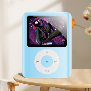 Mini reproductor MP3 portátil con pantalla de 2,4 pulgadas, reproducción de música, cuerpo de plástico, color azul claro, para escuchar sobre la marcha - Product Image 6