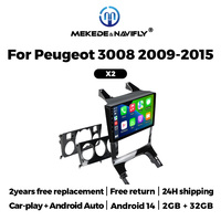 Autoradio Android pour Peugeot 3008 (2009-2015) avec DSP, GPS, OBD2 et écran IPS 2+32 Go