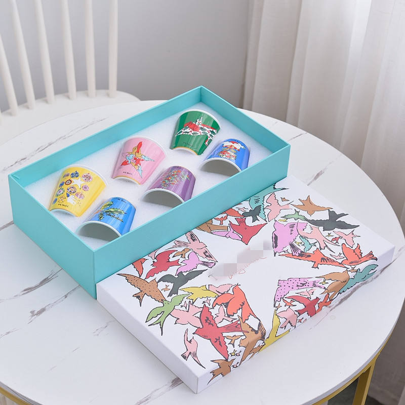 ensemble de 6 tasses