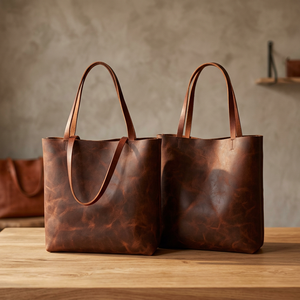 Pochette Écologique Légère et Durable en Cuir Véritable pour Femme, Grande Capacité, Imperméable, Portable, avec Fermeture Éclair et Double Sangle, Tendance - Product Image 3