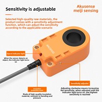 AKUSENSE TH10-20NR 12-24VDC Capteur de proximité capacitif haute vitesse IP67 Circulaire 0.6mm Détection NPN/PNP Sortie Métal