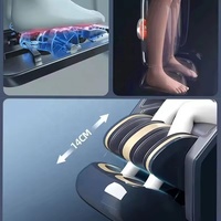 Kursi Pijat Shiatsu 6D Zero Gravity Mewah untuk Seluruh Tubuh, Smart SL Track, Pijat Leher, Kaki, Pinggang, dan Telapak Kaki, untuk Rumah, Gym, dan Kantor
