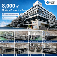 Imprimante jet d'encre grand format LETOP Factory 5,3 m pour bannières vinyles, machine d'impression UV grand format à solvant